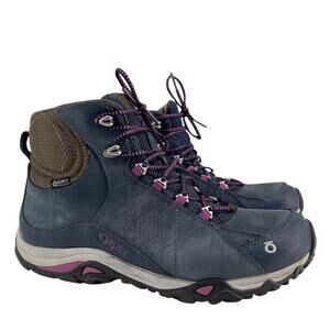 Oboz Sapphire Mid Waterproof Hiking Boots in Huckleberry Size 9.5